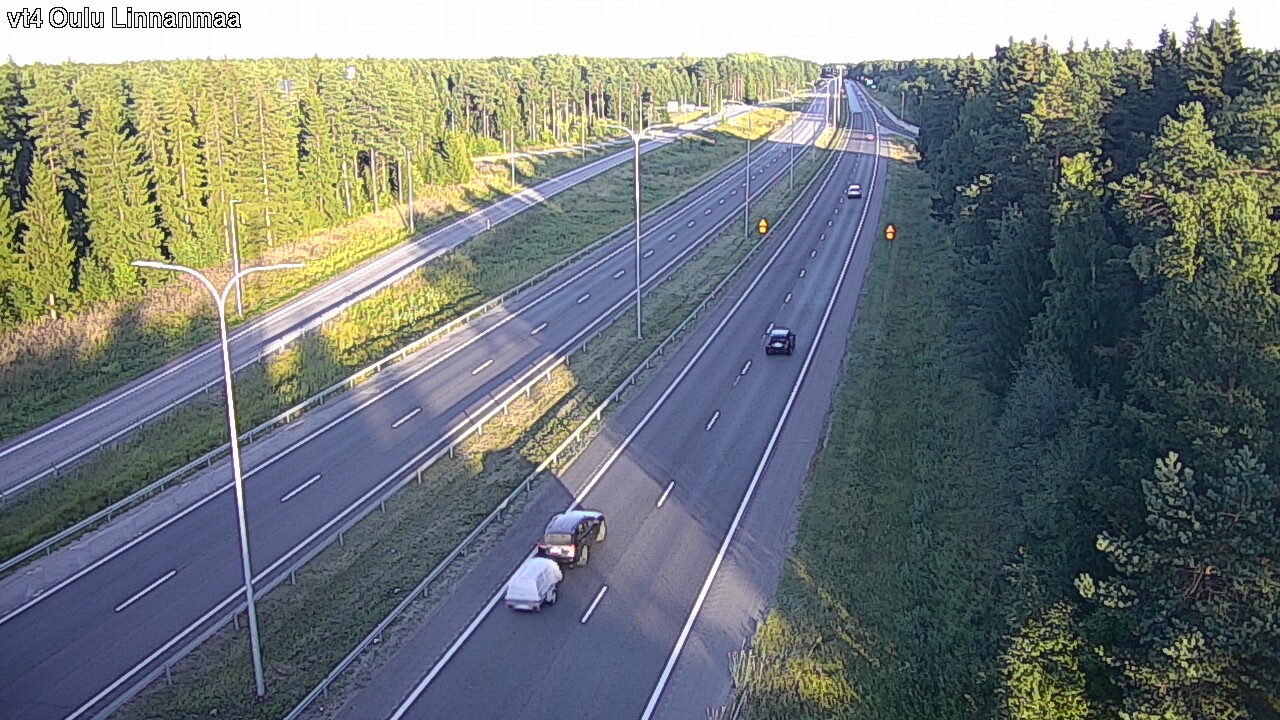 Weather Camera Image Väg 4 Uleåborg, Linnanmaa, Oulu, Pohjois-Pohjanmaa