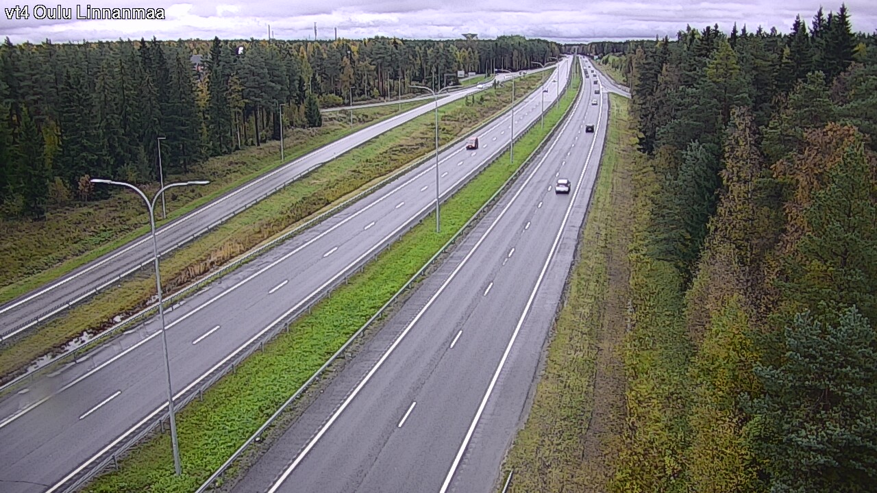 Weather Camera Image Road 4 Oulu, Linnanmaa, Oulu, Pohjois-Pohjanmaa