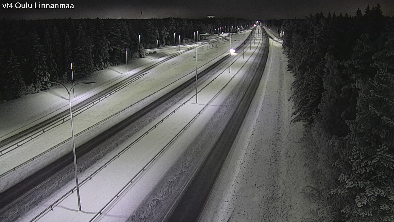 Weather Camera Image Road 4 Oulu, Linnanmaa, Oulu, Pohjois-Pohjanmaa