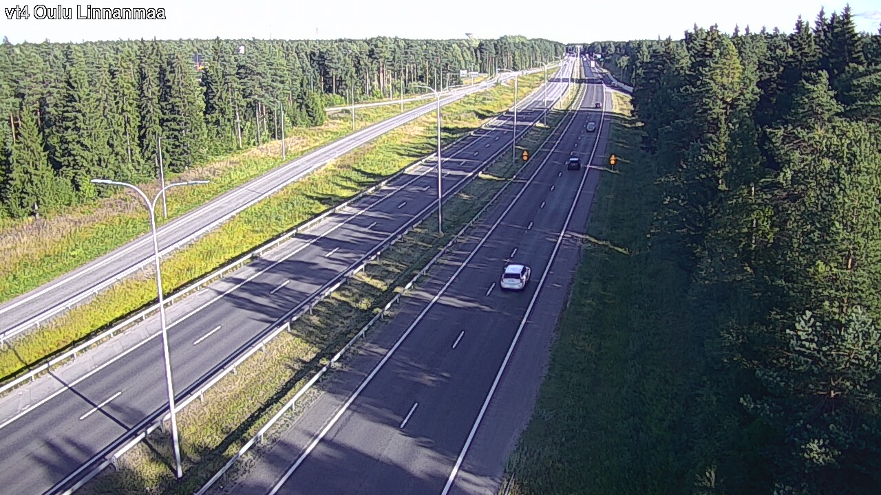 Weather Camera Image Väg 4 Uleåborg, Linnanmaa, Oulu, Pohjois-Pohjanmaa
