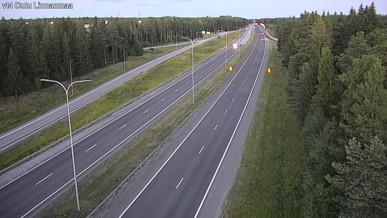 Weather Camera Image Väg 4 Uleåborg, Linnanmaa, Oulu, Pohjois-Pohjanmaa