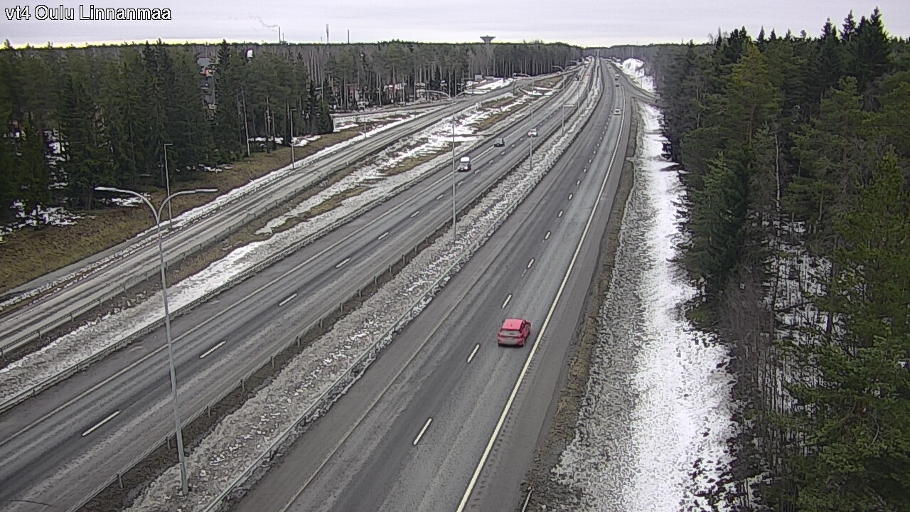 Weather Camera Image Road 4 Oulu, Linnanmaa, Oulu, Pohjois-Pohjanmaa