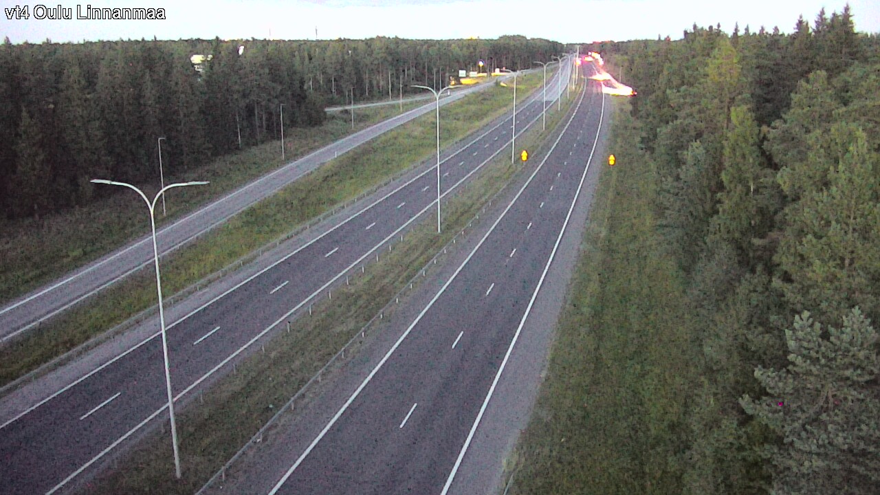 Weather Camera Image Väg 4 Uleåborg, Linnanmaa, Oulu, Pohjois-Pohjanmaa