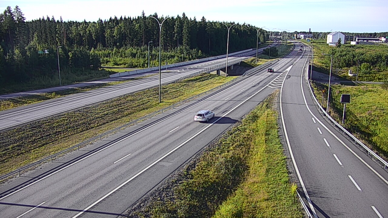 Weather Camera Image Road 4 Kempele, Zatelliitti, Oulu, Pohjois-Pohjanmaa
