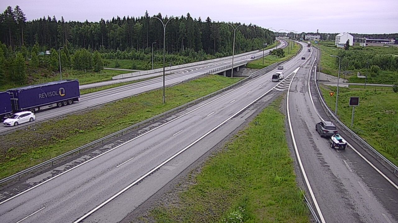 Kelikamerat Kuva Tie 4 Kempele, Zatelliitti, Oulu, Pohjois-Pohjanmaa