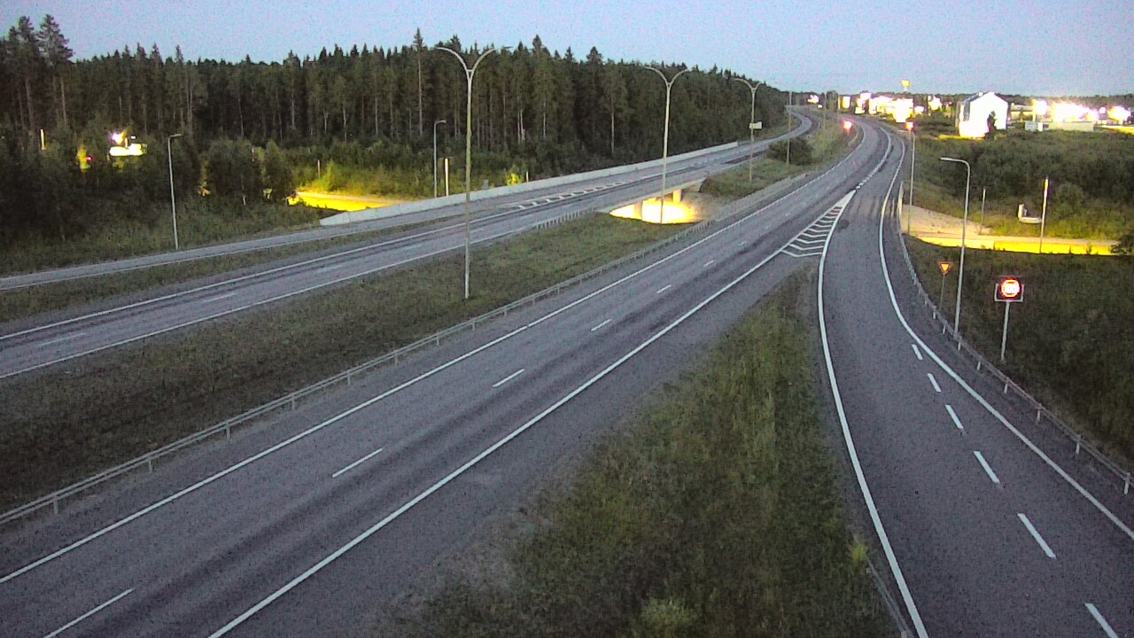 Kelikamerat Kuva Tie 4 Kempele, Zatelliitti, Oulu, Pohjois-Pohjanmaa
