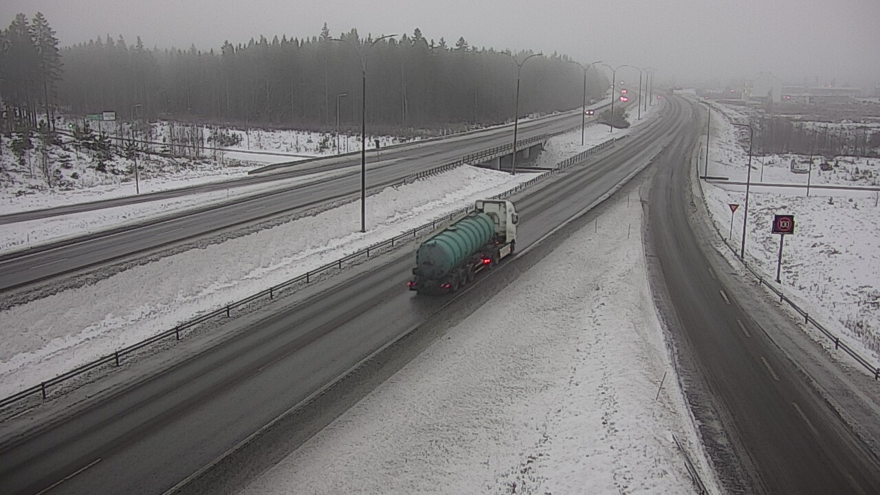 Weather Camera Image Road 4 Kempele, Zatelliitti, Oulu, Pohjois-Pohjanmaa