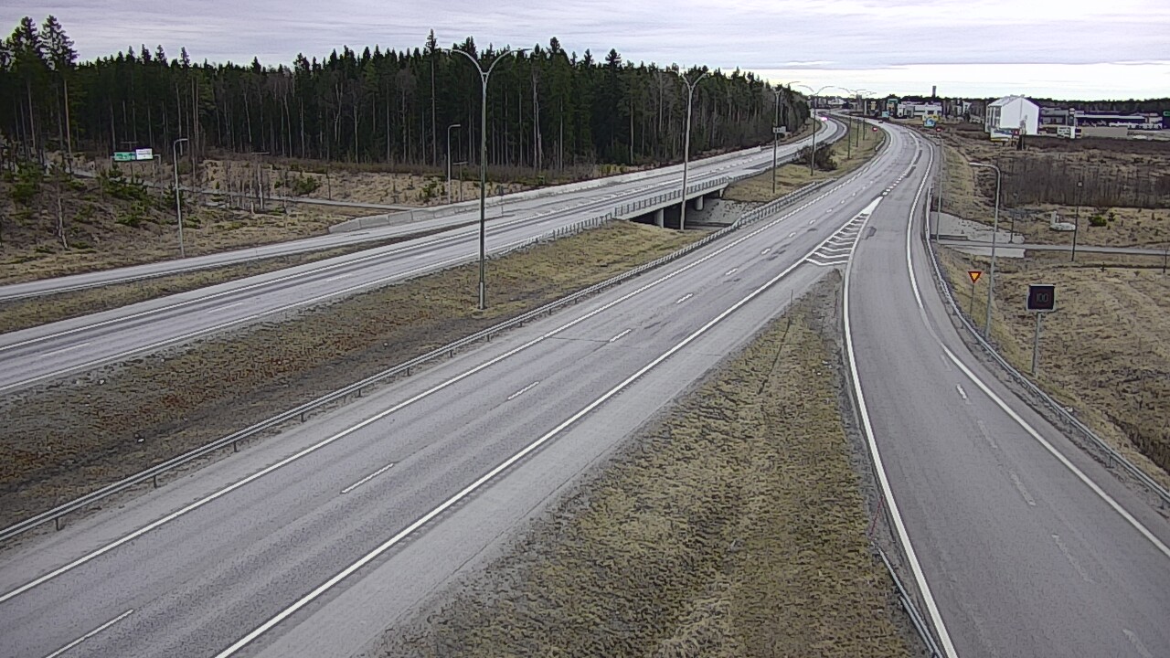 Weather Camera Image Road 4 Kempele, Zatelliitti, Oulu, Pohjois-Pohjanmaa
