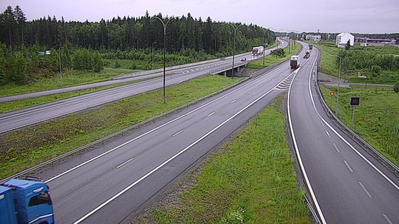 Weather Camera Image Road 4 Kempele, Zatelliitti, Oulu, Pohjois-Pohjanmaa