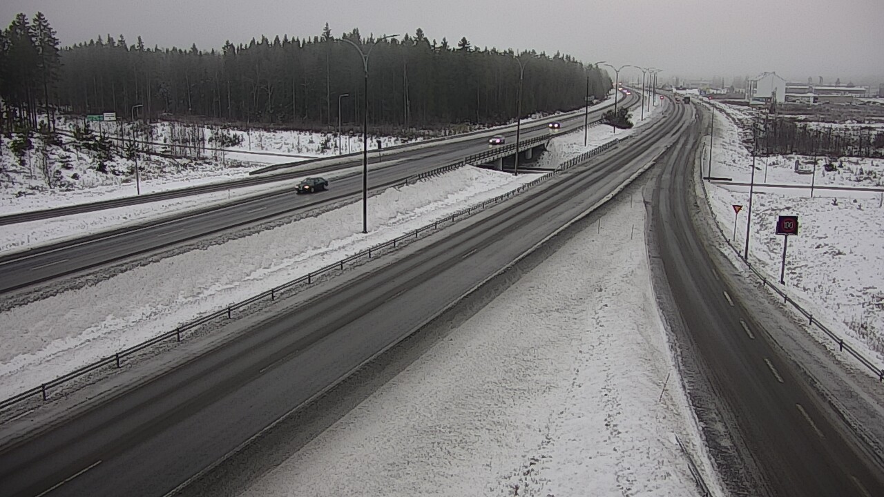 Weather Camera Image Road 4 Kempele, Zatelliitti, Oulu, Pohjois-Pohjanmaa