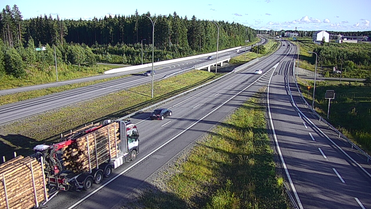 Kelikamerat Kuva Tie 4 Kempele, Zatelliitti, Oulu, Pohjois-Pohjanmaa