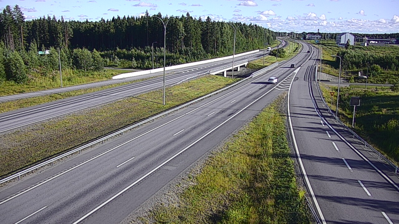 Kelikamerat Kuva Tie 4 Kempele, Zatelliitti, Oulu, Pohjois-Pohjanmaa
