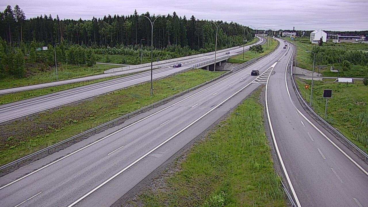 Weather Camera Image Väg 4 Kempele, Zatelliitti, Oulu, Pohjois-Pohjanmaa