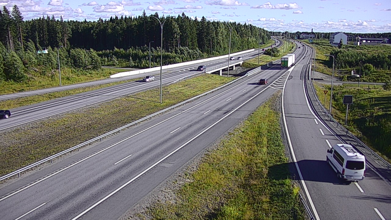 Kelikamerat Kuva Tie 4 Kempele, Zatelliitti, Oulu, Pohjois-Pohjanmaa