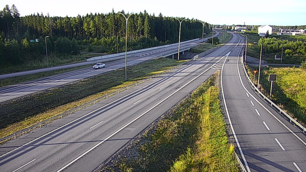 Weather Camera Image Road 4 Kempele, Zatelliitti, Oulu, Pohjois-Pohjanmaa