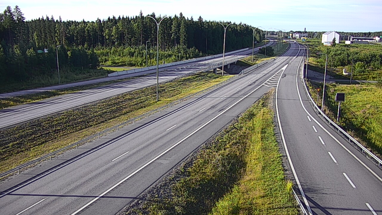 Weather Camera Image Road 4 Kempele, Zatelliitti, Oulu, Pohjois-Pohjanmaa