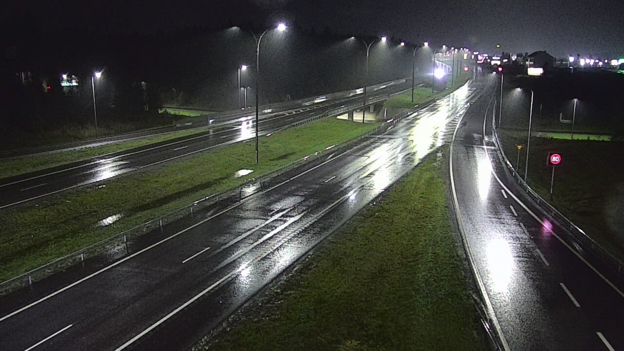Weather Camera Image Road 4 Kempele, Zatelliitti, Oulu, Pohjois-Pohjanmaa