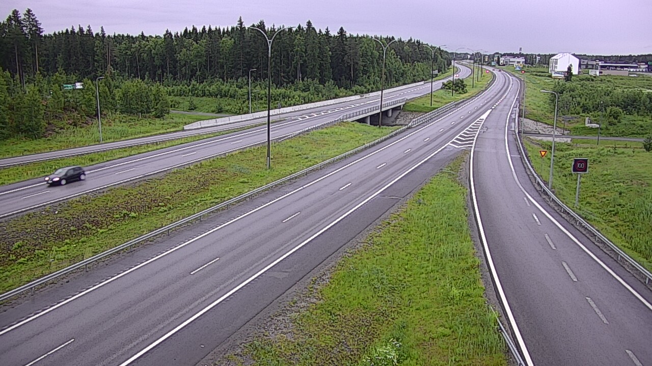 Kelikamerat Kuva Tie 4 Kempele, Zatelliitti, Oulu, Pohjois-Pohjanmaa