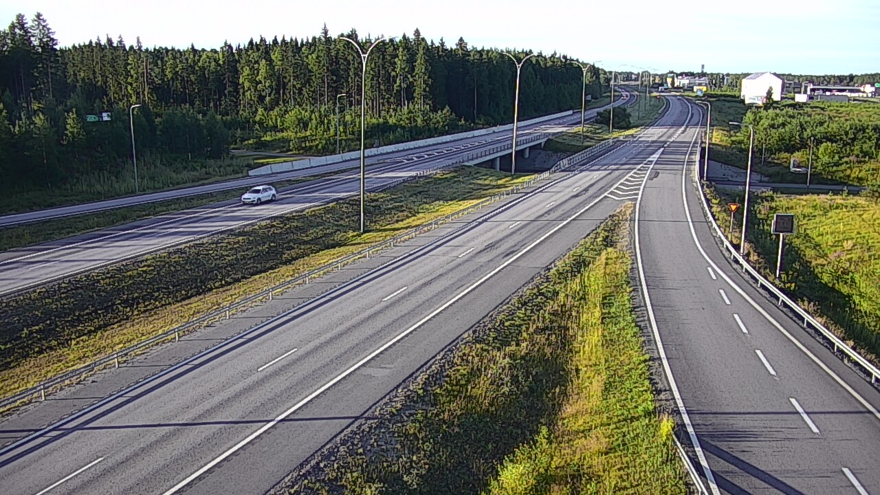 Weather Camera Image Road 4 Kempele, Zatelliitti, Oulu, Pohjois-Pohjanmaa