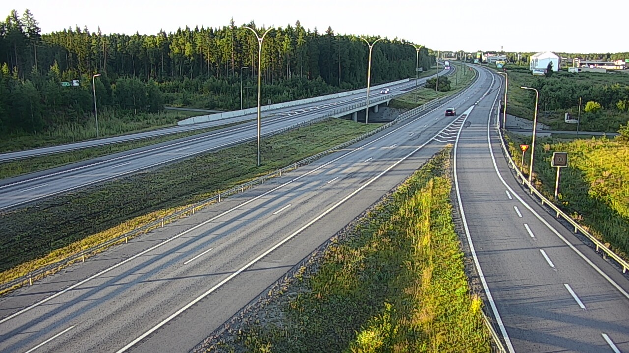 Weather Camera Image Road 4 Kempele, Zatelliitti, Oulu, Pohjois-Pohjanmaa
