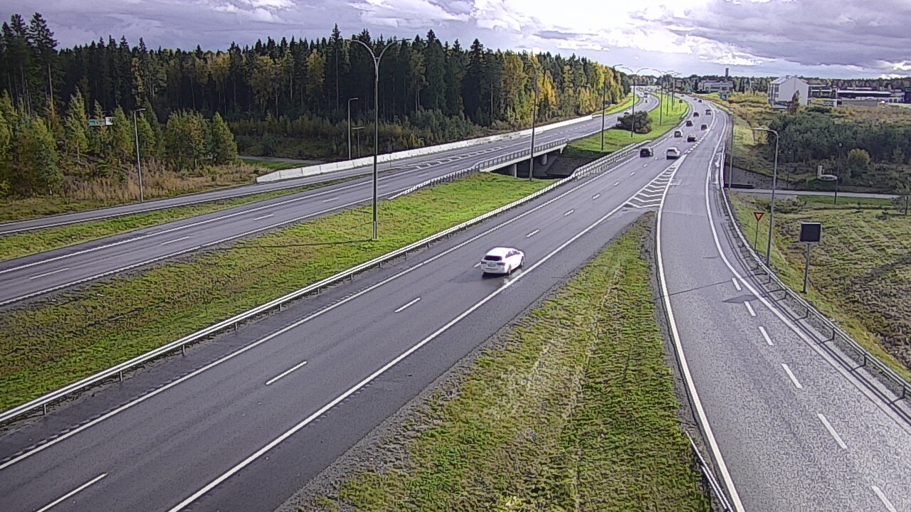 Weather Camera Image Road 4 Kempele, Zatelliitti, Oulu, Pohjois-Pohjanmaa