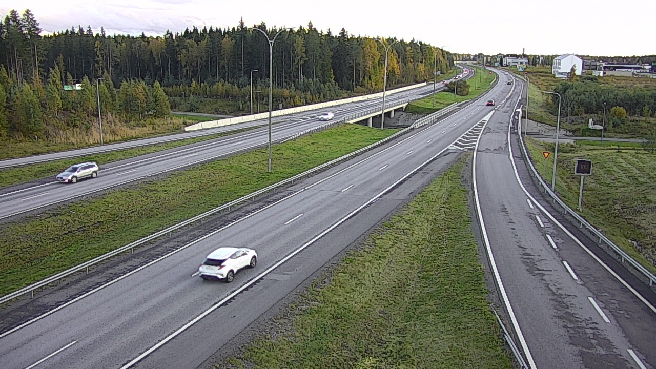 Weather Camera Image Road 4 Kempele, Zatelliitti, Oulu, Pohjois-Pohjanmaa