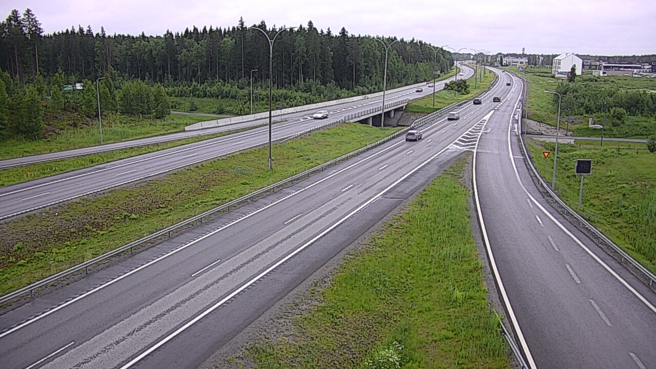 Kelikamerat Kuva Tie 4 Kempele, Zatelliitti, Oulu, Pohjois-Pohjanmaa