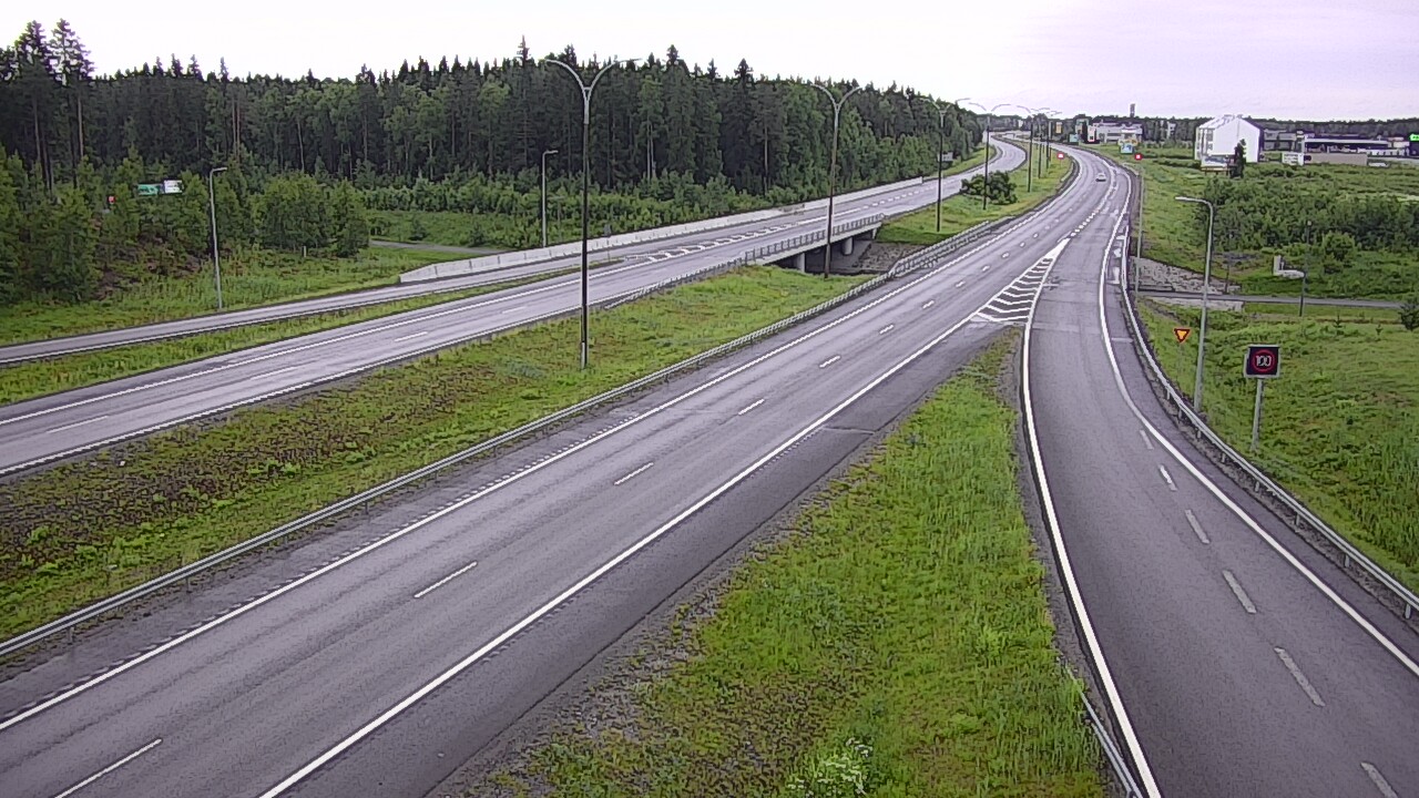 Kelikamerat Kuva Tie 4 Kempele, Zatelliitti, Oulu, Pohjois-Pohjanmaa