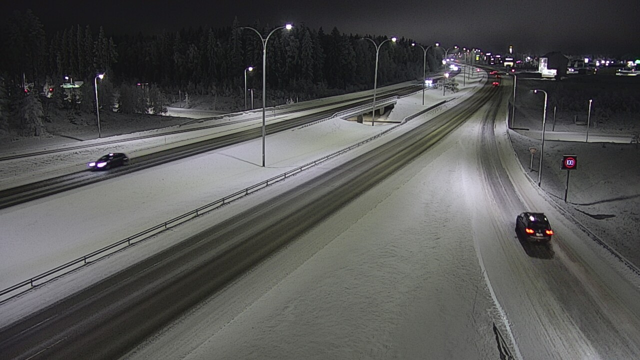 Weather Camera Image Väg 4 Kempele, Zatelliitti, Oulu, Pohjois-Pohjanmaa