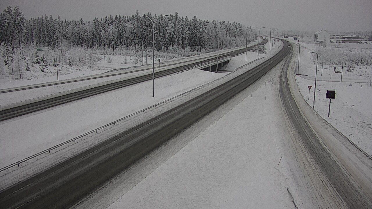 Weather Camera Image Väg 4 Kempele, Zatelliitti, Oulu, Pohjois-Pohjanmaa