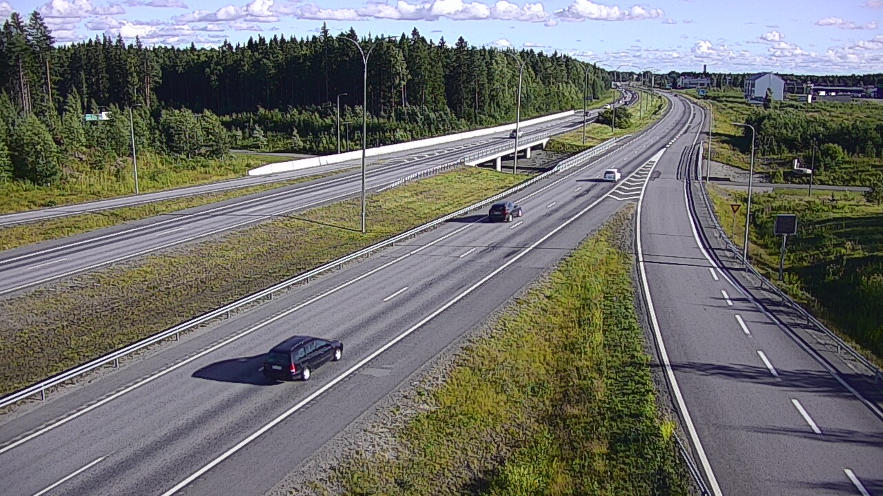 Kelikamerat Kuva Tie 4 Kempele, Zatelliitti, Oulu, Pohjois-Pohjanmaa