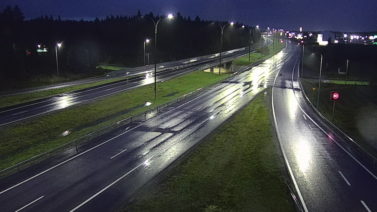 Weather Camera Image Road 4 Kempele, Zatelliitti, Oulu, Pohjois-Pohjanmaa