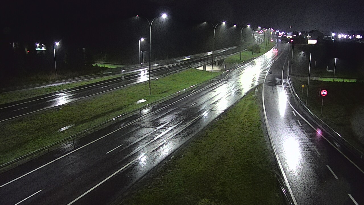 Weather Camera Image Road 4 Kempele, Zatelliitti, Oulu, Pohjois-Pohjanmaa