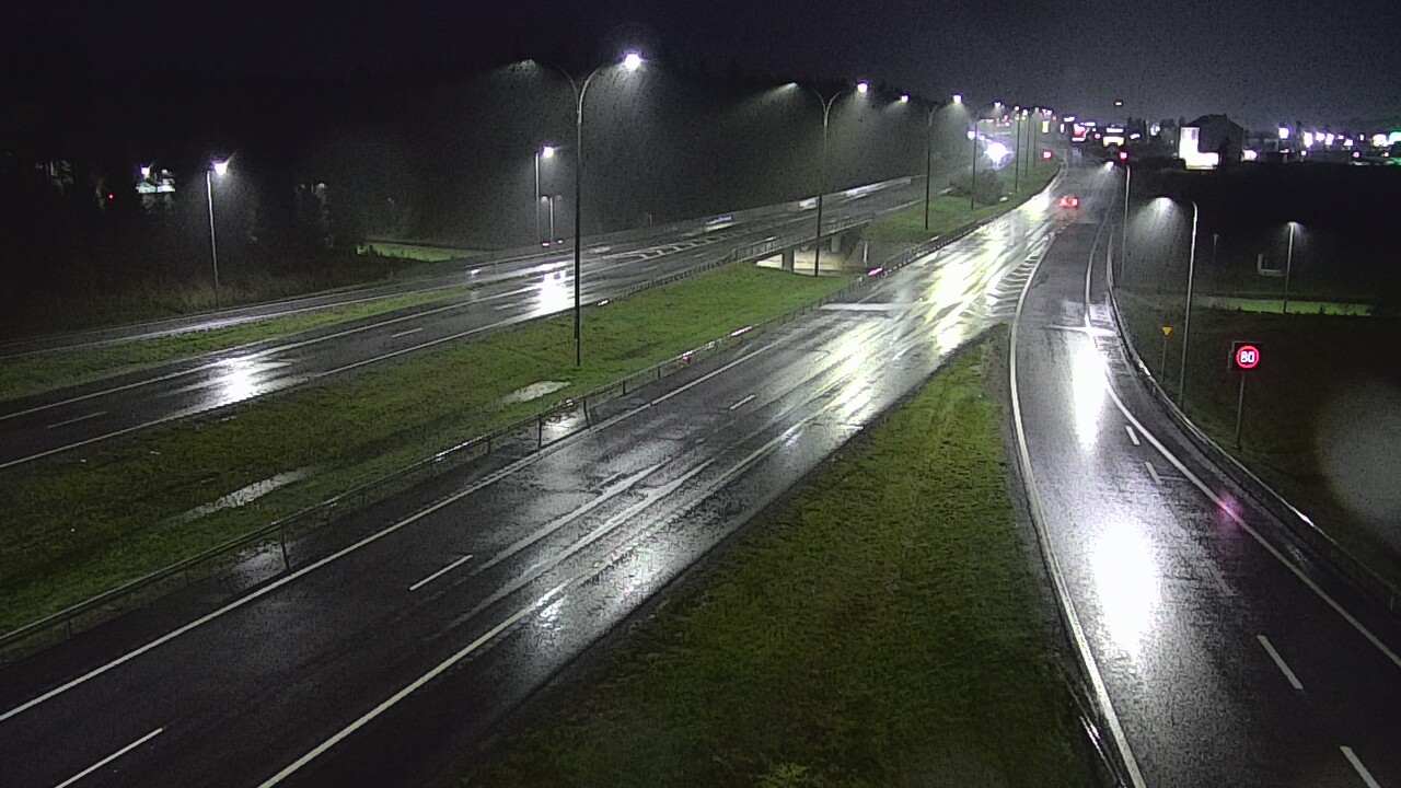 Weather Camera Image Road 4 Kempele, Zatelliitti, Oulu, Pohjois-Pohjanmaa
