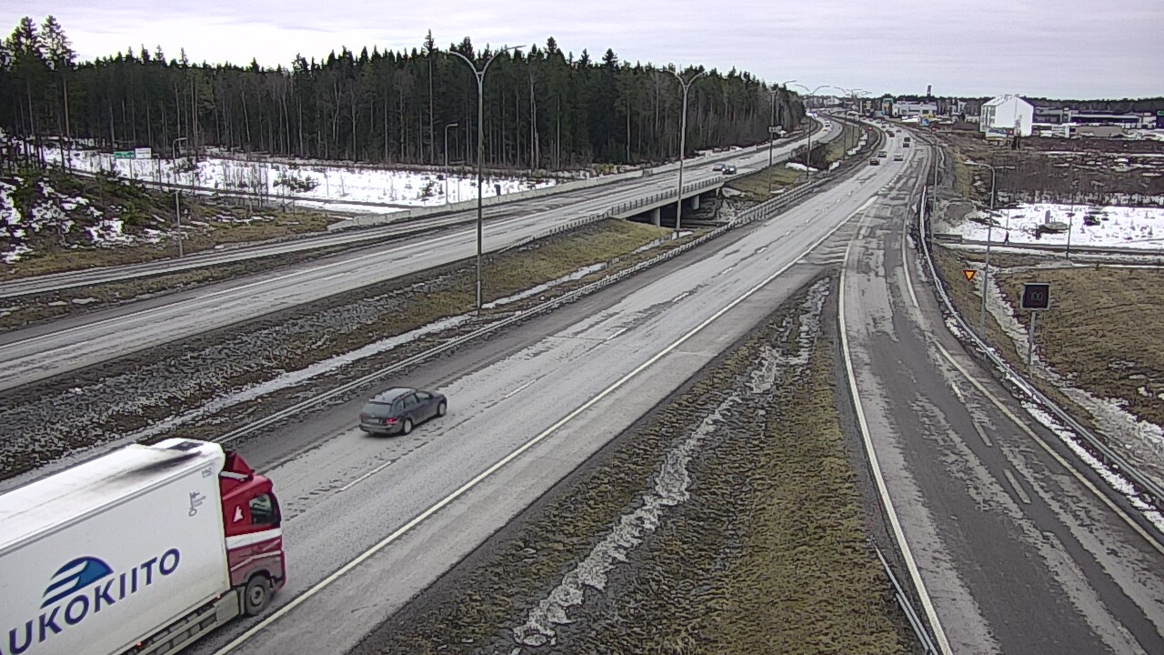 Weather Camera Image Road 4 Kempele, Zatelliitti, Oulu, Pohjois-Pohjanmaa