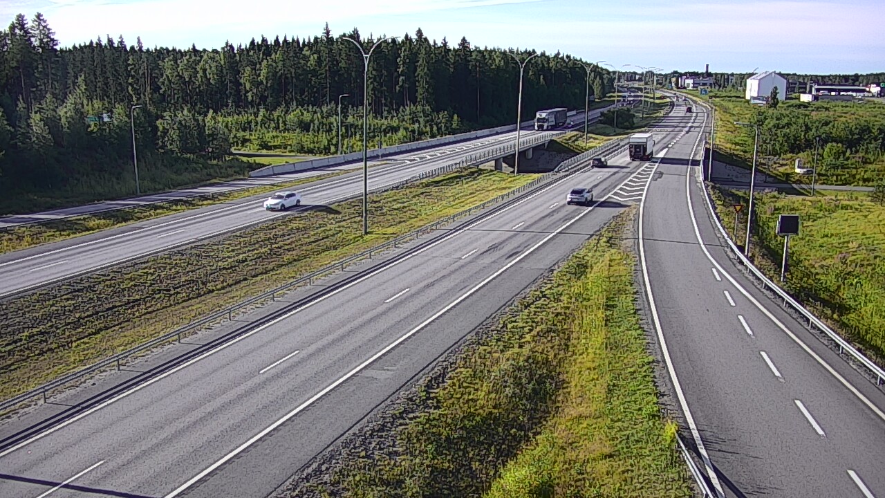 Weather Camera Image Road 4 Kempele, Zatelliitti, Oulu, Pohjois-Pohjanmaa