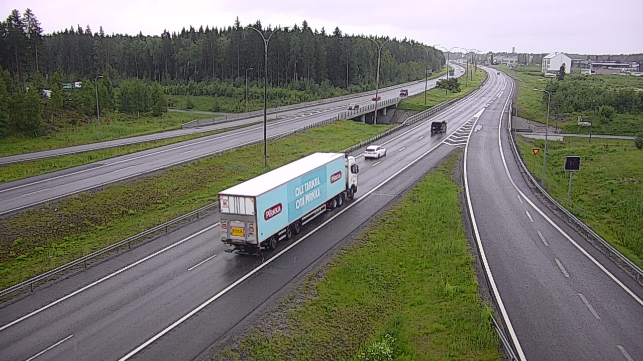 Kelikamerat Kuva Tie 4 Kempele, Zatelliitti, Oulu, Pohjois-Pohjanmaa
