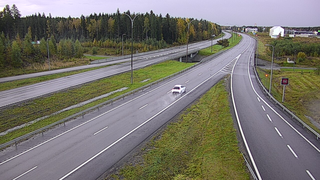 Weather Camera Image Road 4 Kempele, Zatelliitti, Oulu, Pohjois-Pohjanmaa