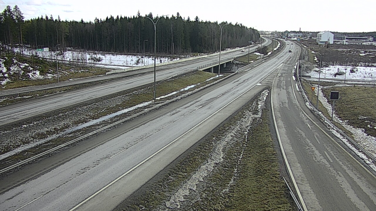 Weather Camera Image Road 4 Kempele, Zatelliitti, Oulu, Pohjois-Pohjanmaa