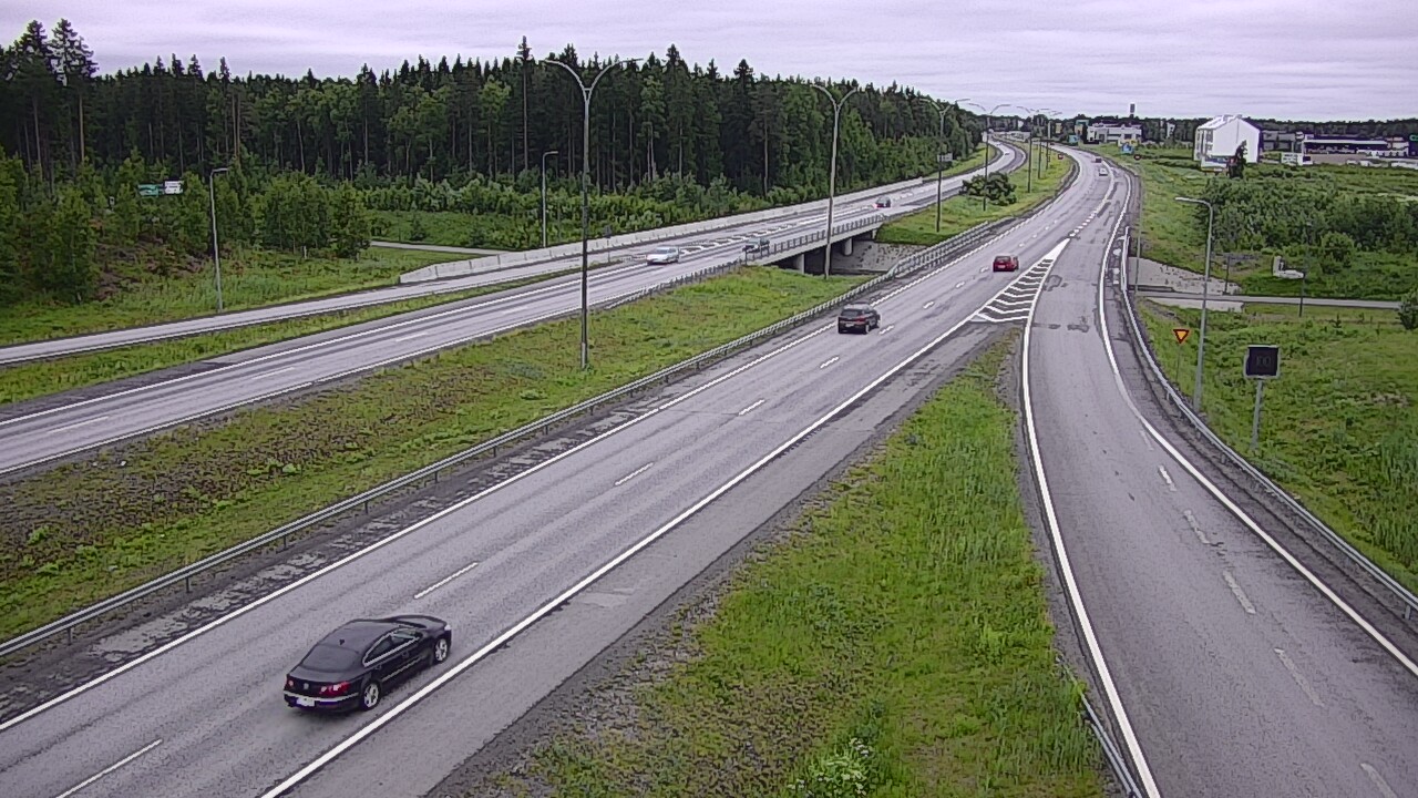 Weather Camera Image Väg 4 Kempele, Zatelliitti, Oulu, Pohjois-Pohjanmaa