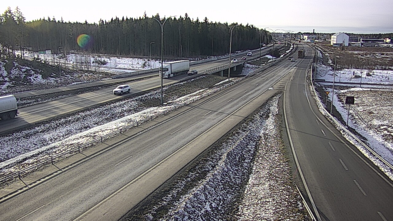 Kelikamerat Kuva Tie 4 Kempele, Zatelliitti, Oulu, Pohjois-Pohjanmaa