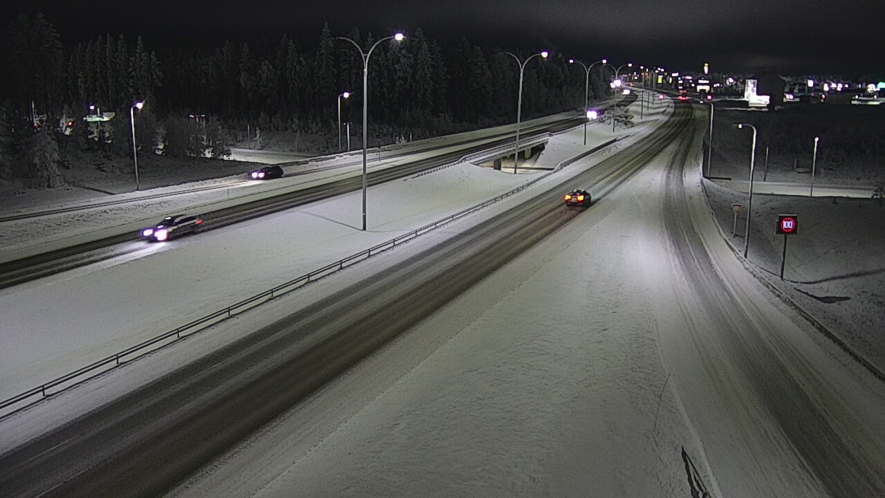 Weather Camera Image Väg 4 Kempele, Zatelliitti, Oulu, Pohjois-Pohjanmaa
