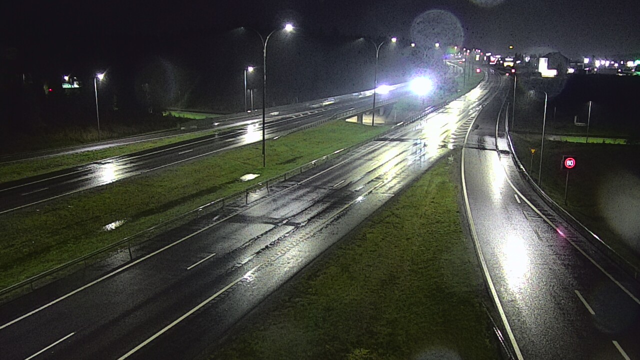 Weather Camera Image Road 4 Kempele, Zatelliitti, Oulu, Pohjois-Pohjanmaa
