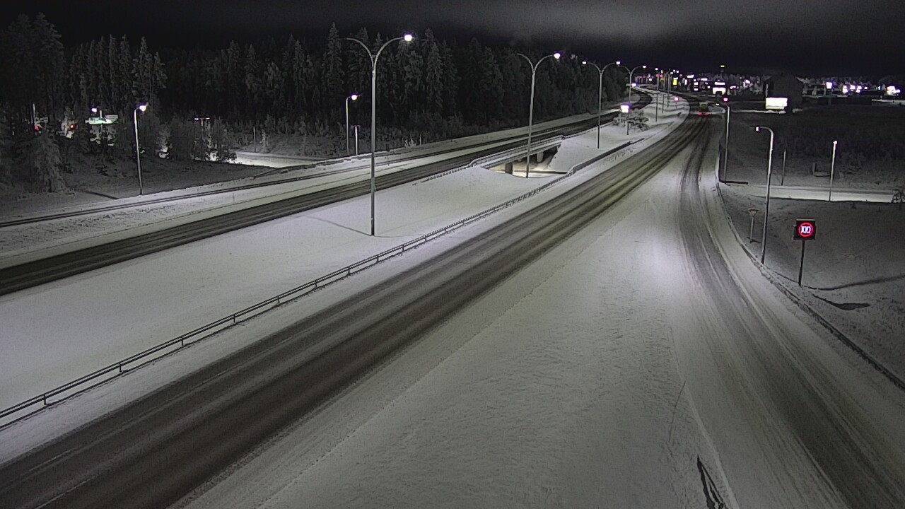 Weather Camera Image Road 4 Kempele, Zatelliitti, Oulu, Pohjois-Pohjanmaa