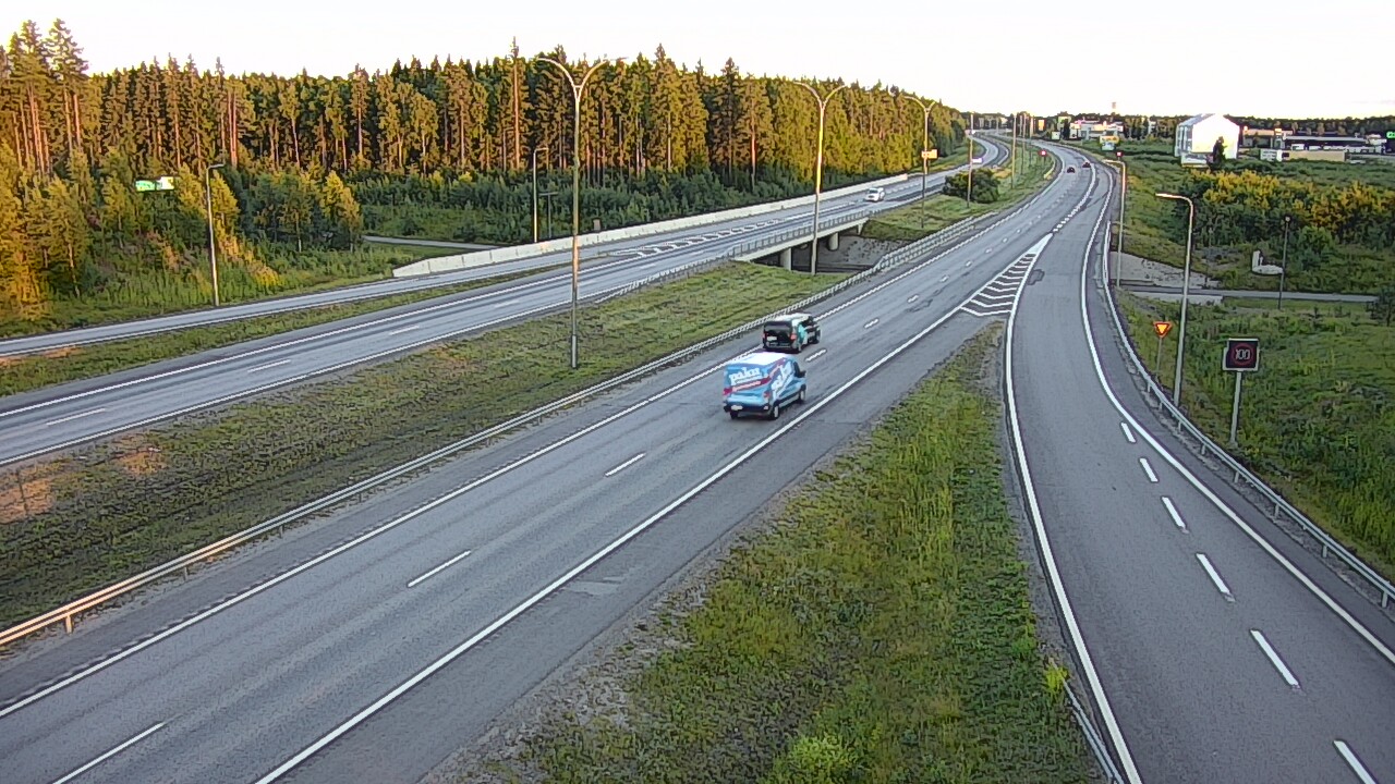 Kelikamerat Kuva Tie 4 Kempele, Zatelliitti, Oulu, Pohjois-Pohjanmaa