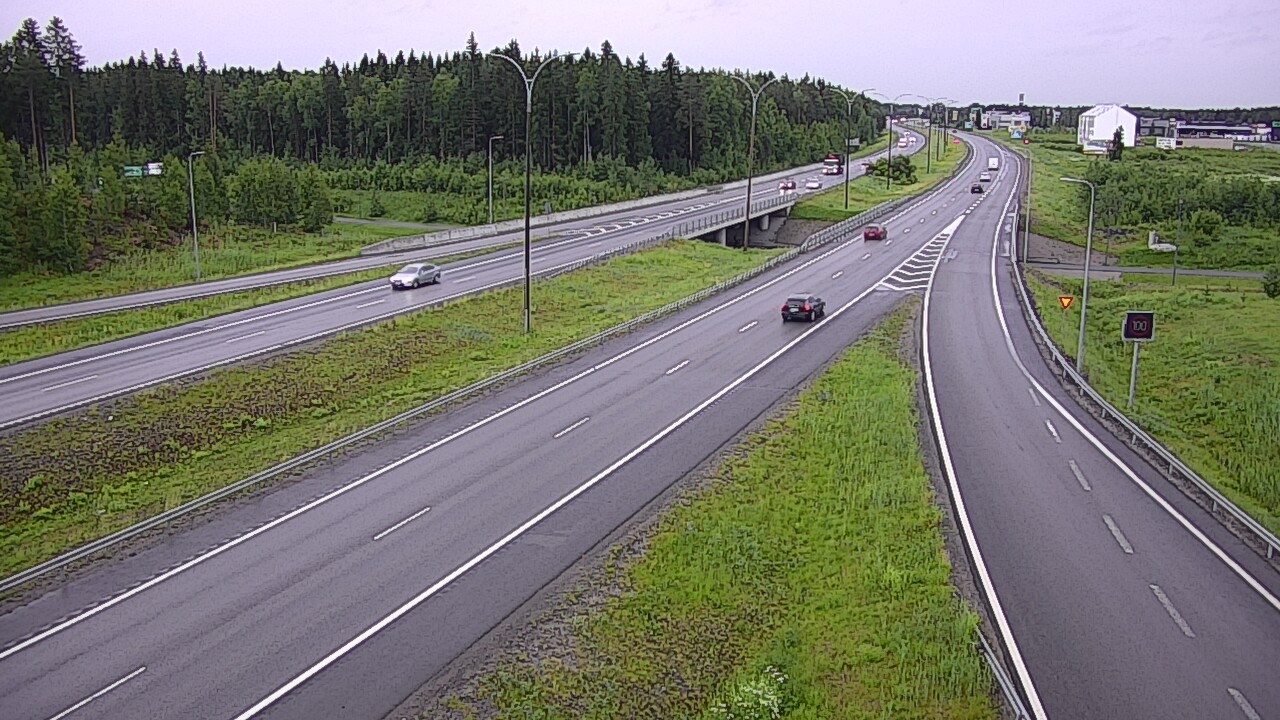 Kelikamerat Kuva Tie 4 Kempele, Zatelliitti, Oulu, Pohjois-Pohjanmaa