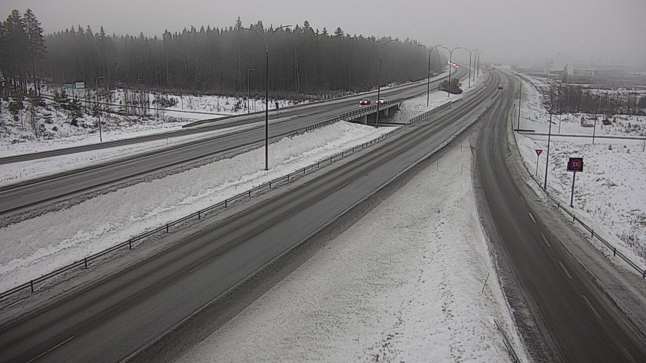 Weather Camera Image Road 4 Kempele, Zatelliitti, Oulu, Pohjois-Pohjanmaa