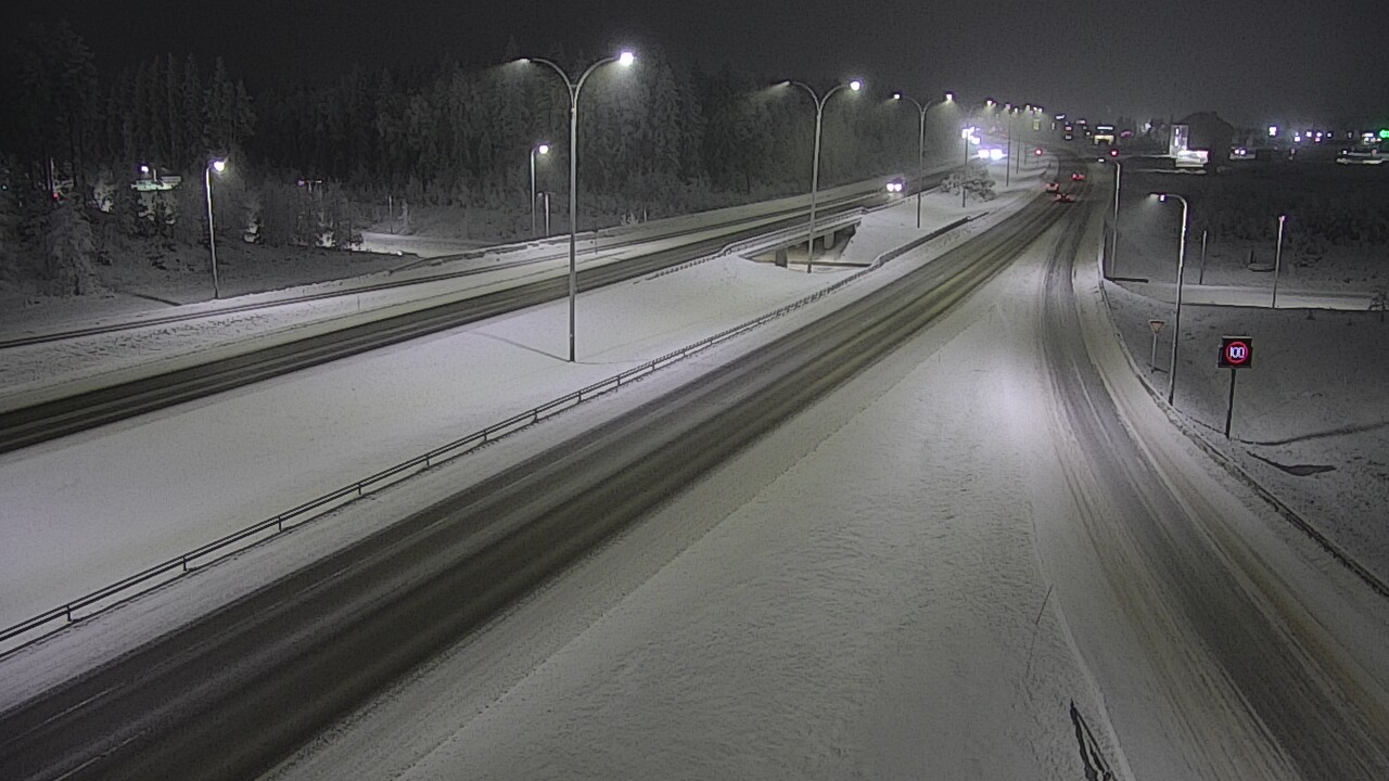 Weather Camera Image Väg 4 Kempele, Zatelliitti, Oulu, Pohjois-Pohjanmaa