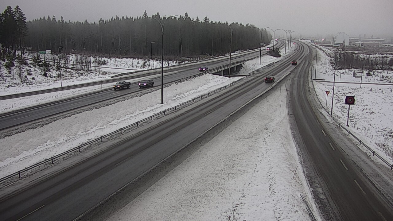 Weather Camera Image Road 4 Kempele, Zatelliitti, Oulu, Pohjois-Pohjanmaa