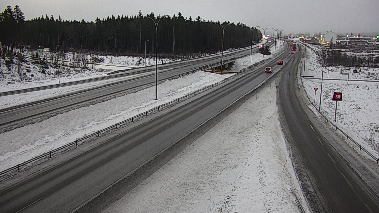 Weather Camera Image Road 4 Kempele, Zatelliitti, Oulu, Pohjois-Pohjanmaa